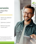 Terry Naturally Curamin Low Back Pain Relief 60 Capsules With Curcumin Boswellia & Dlpa Nongmo Vegan Gluten 20 Total Servings