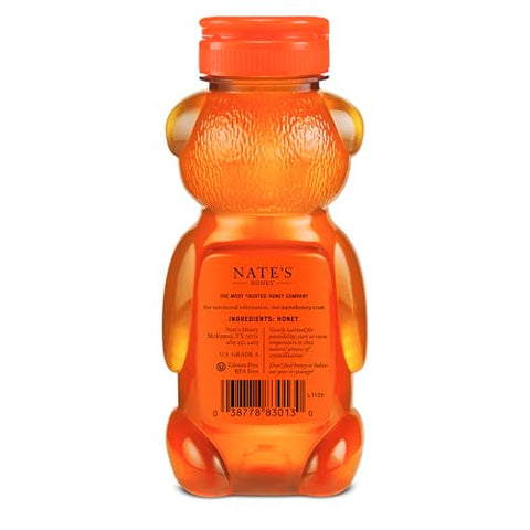 Nate's Honey - 12oz. Honey Bear Bottle
