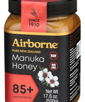 Airborne Manuka Honey (85+ Manuka Pollen) Raw and Unfiltered Premium New Zealand 100% Pure, Daily Wellness Support 17.6 oz.