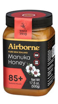 Airborne Manuka Honey (85+ Manuka Pollen) Raw and Unfiltered Premium New Zealand 100% Pure, Daily Wellness Support 17.6 oz.