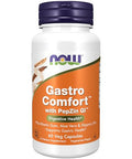 NOW Supplements Gastro Comfort plus Mastic Gum Aloe Vera and Slippery Elm 60 Veg Capsules