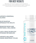 Revive Md Hormone Balance For Women - Hormone Support With Myo-Inositol Chaste Berry Dim Vitamin C & E And Evening Primrose Oil - Women'S Health Supplements For Hormonal Balancing - 180 Capsules