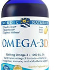 Nordic Naturals Omega3D Liquid 8Ounce 0.88 Bottle