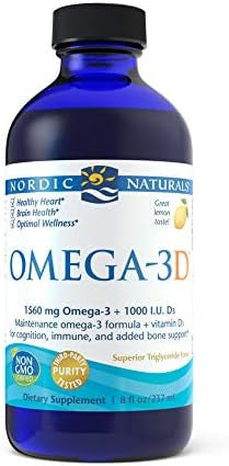 Nordic Naturals Omega3D Liquid 8Ounce 0.88 Bottle