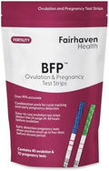 Fairhaven Health Bfp Kit 40 Ovulation And 10 Pregnancy Test Strips " Monitor Lh And Hcg Levels Early Detection At Home For Women Trying To Get Pregnant Made In North America