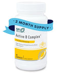Klaire Labs Sfi Health Active B Complex - Methylated Vitamin B Complex With Methyl Folate B12 B6 And More - Support Healthy Energy Brain Liver & Nerve Function (60 Capsules)