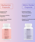 Mars By Ghc Nitroburn Combo: Powered By Nitric Oxide & Himalayan Berberine 120 Capsules Pack Of 1