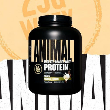 Animal Whey Isolate Whey Protein Powder 4 Pound Pak Convenient Allinone Vitamin & Supplement Pack 30 Count