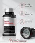 Horbaach Mens Multivitamin 60 Caplets Advanced Formula with Vitamin C D Magnesium Minerals and More NonGMO and Gluten Free Supplement
