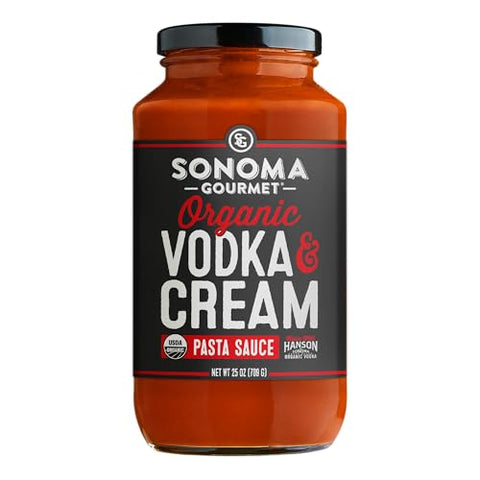 Sonoma Gourmet Pasta Sauce Variety Pack | 6 Flavors: Lemon Herb Ricotta, Vodka Cream, Kale Pesto, Creamy Tomato Parmesan, Cherry Tomato Basil & Roasted Garlic | No Sugar Added | Non-GMO | 25oz Jars