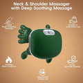 Bekiralass Shoulder And Neck Massager With Heat 4D Deep Tissue Massage With Finger Pressure For Back Neck & Shoulder Portable Compact Design To Relieve Muscle Fatigue And Stiffness Green