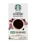 Starbucks VIA Instant Coffee, Decaf Italian Roast, 7 Count