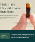 Gaia Herbs Microbiome Cleanse With Black Walnut Sweet Wormwood Oregano & Peppermint 60 Vegan Liquid Phytocapsules (30Day Supply)