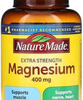 Nature Made Extra Strength Magnesium Oxide 400 Mg Dietary Supplement For Muscle Nerve Bone And Heart Support 60 Softgelss.