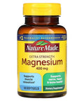 Nature Made Extra Strength Magnesium Oxide 400 Mg Dietary Supplement For Muscle Nerve Bone And Heart Support 60 Softgelss