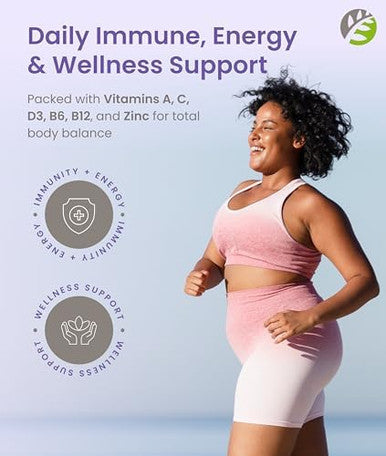 Barislim Advanced Bariatric Multivitamin Gummies - Specially Formulated Bariatric Vitamins For Patients After Weight Loss Surgery - Supports Energy & Immune Health Mixed Berry (90 Vegan Gummies)