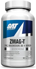 Gat Sport Essentials Zmag-T Zinc, Magnesium, B6 + Boron, 90 Veg Capsules