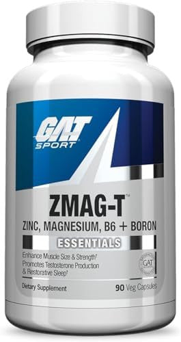Gat Sport Essentials Zmag-T Zinc, Magnesium, B6 + Boron, 90 Veg Capsules