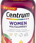 Centrum Multigummies Gummy Multivitamin For Women, Multivitamin/Multimineral Supplement With Vitamin D3, B Vitamins And Antioxidants, Assorted Fruit Flavor - 170 Count