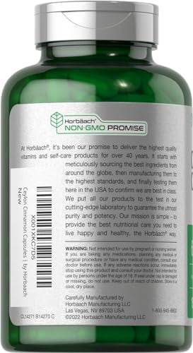 Horbaach Ceylon Cinnamon Supplement 150 Capsules