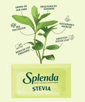 SPLENDA Stevia Zero Calorie Sweetener Plant Based Sugar Substitute Granulated Powder Single Serve Packets 1000 Count (Pack of 1)