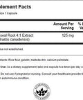 Swanson Goldenseal Root 125 Milligrams 100 Capsules