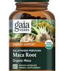 Gaia Herbs Maca Root Caffeine Natural Energy Supplement 60 Vegan Capsules (30Day Supply)