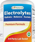Best Naturals Electrolytes Hydratebalance Sustain Premium Formula 240 Capsules. Gluten And Nongmo.