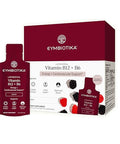 CYMBIOTIKA Liposomal Vitamin B12 + B6 Liquid Supplement Cellular Energy Brain Health Heart Health + Nerve Function Support Enhanced Absorption Gluten Free Soy Free PlantBased 28 5 mL Packets