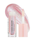 Revolution Beauty London Shimmer Bomb Lip Gloss Lip Tint Infused With Vitamin E Shimmery Finish Comes In 6 Colors Sparkle