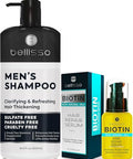 Bellisso Shampoo For Men And Biotin Hair Thickening Serum For Men And Women