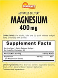 Sundance Magnesium 400mg 40 Advanced Delivery Softgels Essential Mineral Supplement NonGMO and Gluten Formula