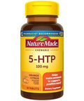 Nature Made Chewable 5Htp 100Mg 5-Htp Mood Support Supplement 30 5 Htp Chewable Tablets 30 Day Supply