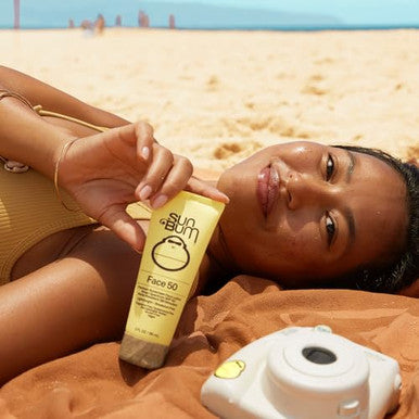 Sun Bum Original Spf 50 Sunscreen Face Lotion Broad Spectrum Moisturizing Facial Sunblock With Vitamin E Travel Friendly 3 Oz