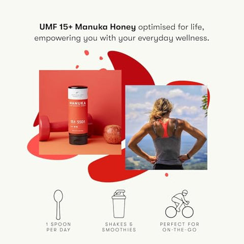 New Zealand Honey Co. Manuka Honey UMF 15+ Squeezy | 500g | 17.6oz