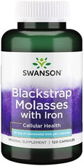 Swanson Energy Bundle: Blacktrap Molasses - Vitamin B12 - Pqq Pyrroloquinoline Quinone - Rhodiola Ashwagandha Ginseng
