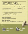 Herbamama Cranberry And Iodine Kit - Bundle Of 30000 Mg Cranberry Concentrate Capsules & Potassium Iodine Gummies - Vegan Non-Gmo Gelatin- - 2 Pack