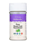 NuNaturals All-Natural Pure Monk Fruit Powder Plant-Based Sweetener, Zero-Calorie, Low Glycemic, .71 oz