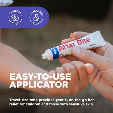 After Bite Kids - Bug Bite Itch Relief For Kids With Sodium Bicarbonate - Ideal For Mosquito Bites Fire Ant Bites Bees & More - Portable Cream Formula - 0.7 Oz (4 Pack)