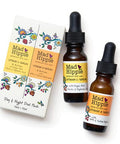 Mad Hippie Skin Care Set, Day & Night Dual Pack Includes 1 - Vitamin C Serum with Vitamin E & 1 - Vitamin A Serum with HPR & Aloe, Natural Vegan Active Ingredients, Travel Size, 0.5 Fl Oz Ea