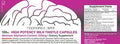 High Potency Milk Thistle Extract Capsules 200Mg Of Silymarins From Silybum Marianum 60 Count