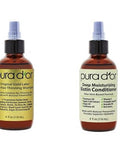 Pura D'Or Anti-Thinning Biotin Shampoo & Deep Moisturizing Conditioner Original Gold Label Set (16Oz X2) Natural Earthy Scent Clinically Tested Effective Results