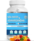 BIO VITALICA BioVitalica Sea Moss Ashwagandha and Quercetin Gummies (Bundle) with Bromelain Vitamin C and Zinc and Elderberry + Vitamin D35 in 1 Immune Support