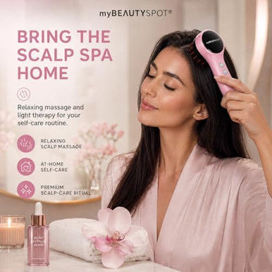 My Beauty Spot Scalp Massager For Hair Growth Electric Scalp Massager With Red Light Therapy Head Massage Comb Hair Oil Applicator