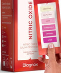 Diagnox Health Diagnox Nitric Oxide Test Strips " Individually Packed Saliva Test Nitric Oxide Indicator Strips For Wellness Cardiovascular Health Vitality Performance & Mens Health " 30 Tests