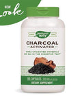 Nature'S Way Activated Charcoal, Binds Unwanted Materials And Gas*, 560Mg Per Serving, 360 Capsules