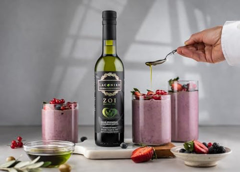 Laconiko ZOI Ultra High Phenolic Extra Virgin Olive Oil | NEW September 2025 Harvest! | 1397 MG/KG Polyphenols | Rich in OLEOCANTHAL 1000 MG/KG | LIMITED QUANTITY | 2024 GOLD MEDAL NYIOOC | 12.68 OZ (375ML)