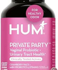 Hum Private Party Vaginal Probiotics For Women'S Health Ph Balance Supplement And Urinary Tract Support With Cranberry & Lactobacillus Blendcranberry Pills (30 Capsules)
