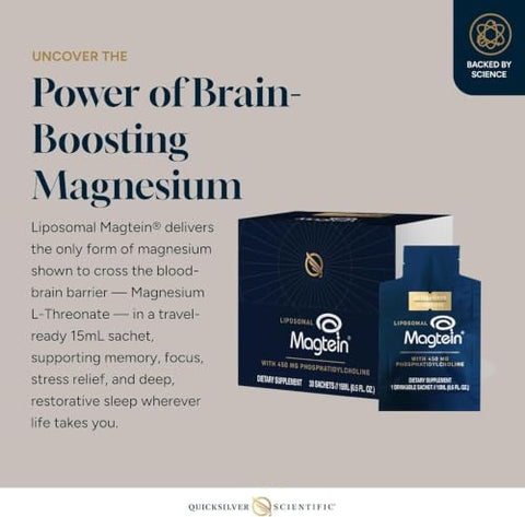 Quicksilver Scientific Liposomal Magtein Sachets