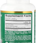 California Gold Nutrition Milk Thistle Extract Supports Liver Health Standardized To 80% Silymarin Flavonoids 175 Mg 60 Veggie Capsules